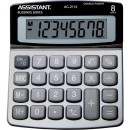 Калькулятор настольный Assistant AC-2112 8-разрядный серебристый