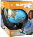 Глобус ATLANTIS с двойной картой, диаметр 25 см, новая карта, подсветка, деревянная подставка 0325ATL/new2