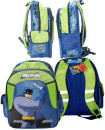 Школьный рюкзак с рельефной спинкой Action! Бэтмен:отважный и смелый. синий зеленый