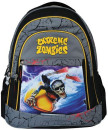 Школьный рюкзак с уплотненной спинкой Action! EXTREME ZOMBIES черный серый EZ-AB11073/22