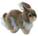 Мягкая игрушка кролик Hansa Кролик 23 см разноцветный пластик искусственный мех синтепон 2796