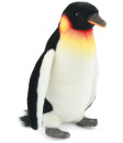 Мягкая игрушка пингвин Hansa Императорский пингвин 24 см белый черный искусственный мех синтепон 3159