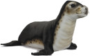 Мягкая игрушка тюлень Hansa Тюлень-монах 65 см черный белый искусственный мех синтепон 6791