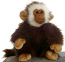 Мягкая игрушка обезьянка Hansa Обезьянка 28 см разноцветный искусственный мех синтепон 2833