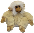 Мягкая игрушка обезьянка Hansa Обезьянка сидящая палевая 20 см бежевый искусственный мех синтепон 2838