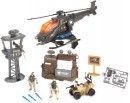 Игровой набор CHAP MEI Армейская база с вертолетом (5 предметов, 2 фигуры, звук, свет, стреляет) 5210082