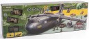 Игровой набор CHAP MEI Нано-Армия. Транспортный самолет с наполнением (звук, свет) 524050