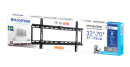 Кронштейн Kromax IDEAL-1 черный LED/LCD 32-70" 20 мм от стены VESA 600x400 max 50 кг2