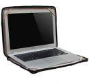 Чехол-портфель Urbano для MacBook Air 11" кожаный, цвет: черный.2