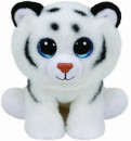 Мягкая игрушка тигр TY Тигренок белый Tundra 25 см белый плюш 90219