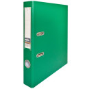 Папка-регистратор с покрытием PVC, 50 мм, А4, зеленая IND 5/50 PP GN