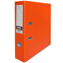 Папка-регистратор с покрытием PVC, 80 мм, А4, оранжевая IND 8/50 PP OR