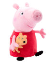Мягкая игрушка свинка РОСМЭН Пеппа 30 см красный розовый плюш ткань 301172
