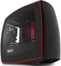 Корпус microATX NZXT MANTA Window Без БП чёрный красный CA-MANTW-M2