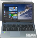 Ноутбук ASUS R540Sc 15.6" 1366x768 Intel Pentium-N3700 500 Gb 2Gb nVidia GeForce GT 810M 1024 Мб серебристый Windows 10 Home 90NB0B23-M0025010