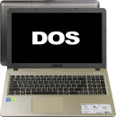 Ноутбук ASUS X540LJ 15.6" 1366x768 Intel Core i3-5005U 500 Gb 4Gb nVidia GeForce GT 920M 1024 Мб черный DOS 90NB0B11-M093307
