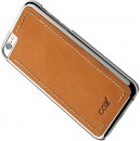 Чехол Cozistyle Leather Chrome Case для iPhone 6s серебристо-коричневый CLCC60184
