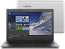 Ноутбук Lenovo IdeaPad 100s-14IBR 14" 1366x768 Intel Celeron-N3060 32 Gb 2Gb Intel HD Graphics серебристый Windows 10 Home 80R9008KRK10