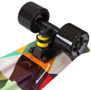 Скейтборд Y-SCOO Fishskateboard Print 22" RT винил 56,6х15 с сумкой Triddent 401G-T2