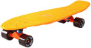 Скейтборд Y-SCOO Fishskateboard Print 22" RT винил 56,6х15 с сумкой ORANGE/black 401-O2