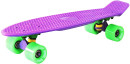 Скейтборд Y-SCOO Fishskateboard Print 22" RT винил 56,6х15 с сумкой PURPLE/green 401-Pr2