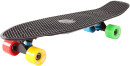 Скейтборд Y-SCOO Big Fishskateboard Print 27" RT винил 68,6х19 с сумкой BLACK/4-blue,yellow,green,red 402-B42