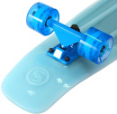 Скейтборд Y-SCOO Big Fishskateboard GLOW 27" RT винил 68,6х19 с сумкой BLUE/blue 402E-B4