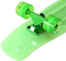 Скейтборд Y-SCOO Big Fishskateboard GLOW 27" RT винил 68,6х19 с сумкой GREEN/green 402E-G4