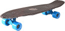 Скейтборд Y-SCOO Big Fishskateboard metallic 27" RT винил 68,6х19 с сумкой BLACK BRONZAT/blue 402H-Bb2