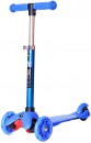 Самокат-каталка трехколёсный Y-SCOO Mini Jump&Go синий со светящимися колесами8
