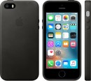 Накладка Apple Leather Case для iPhone SE чёрный MMHH2ZM/A6