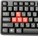Клавиатура проводная Dialog KS-030U USB черный красный4