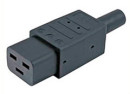 Разъем Hyperline CON-IEC320C19 IEC 60320 C19 220В 16A на кабель контакты на винтах