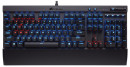 Клавиатура проводная Corsair Gaming K70 RGB Rapidfire USB черный Cherry MX Speed RGB CH-9101014-RU3