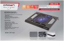 Подставка для ноутбука 15.6" Crown CMLS-910 290x350x45mm USB 450g черный3