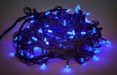 Гирлянда электрическая Новогодняя сказка 100 LED, синее свечение, зеленый провод, 8 реж.
