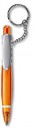 Ручка шариковая-брелок SLALOM COLIBRI Portachiavi,оранжевый корпус2