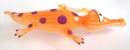 Украшение Winter Wings Крокодильчик 21 см 1 шт оранжевый стекло  N07525