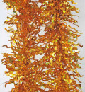 Мишура одноцветная голограмма, золотая, блестящая, 100 мм, длина 2 м