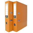Папка-регистратор COLOURPLAY, 50 мм, ламинированная, неоновая оранжевая