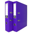 Папка-регистратор COLOURPLAY, 50 мм, ламинированная, неоновая фиолетовая