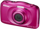 Фотоаппарат Nikon Coolpix W100 13.2Mp 3x Zoom розовый