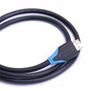 Кабель HDMI 1.5м Vention VAA-B01-L150 круглый черный3