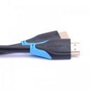 Кабель HDMI 2.0м Vention HDMI High speed v1.4 with Ethernet 19M/19M VAA-B01-L2004