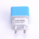 Сетевое зарядное устройство Vention VCB-A01T-L 1.5А USB голубой2
