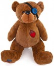 Мягкая игрушка медведь Fluffy Family Влюбленный пират 50 см коричневый плюш