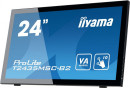 Монитор 24" iiYama T2435MSC-B2 черный VA 1920x1080 215 cd/m^2 6 ms DVI HDMI DisplayPort Аудио USB3