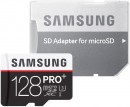 Карта памяти Micro SDXC 128Gb Class 10 Samsung PRO Plus MB-MD128DA/RU+ SD adapter2
