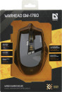 Мышь проводная DEFENDER Warhead GM-1760 чёрный USB 527604