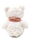 Мягкая игрушка медведь Fluffy Family Мишка Митя с шарфом 24 см белый искусственный мех 69275568114132